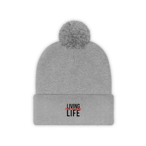 Living the Nurse Life Pom Pom Beanie