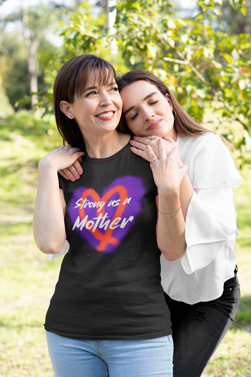 Strong as a mother  Jersey Short Sleeve Tee