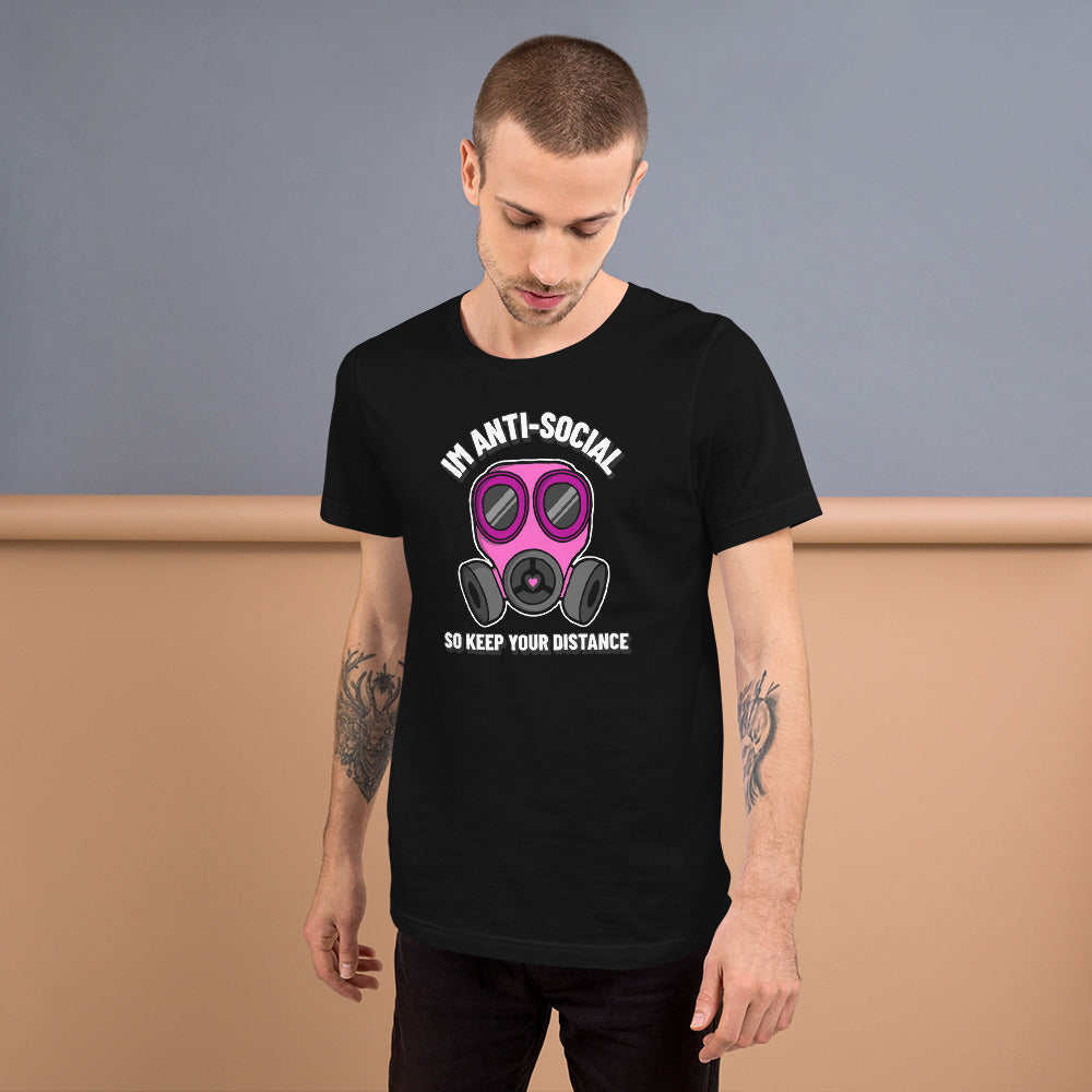 Anti Social Short-Sleeve Unisex T-Shirt